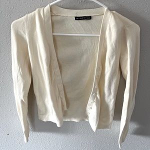 Cream Brandy Cardigan